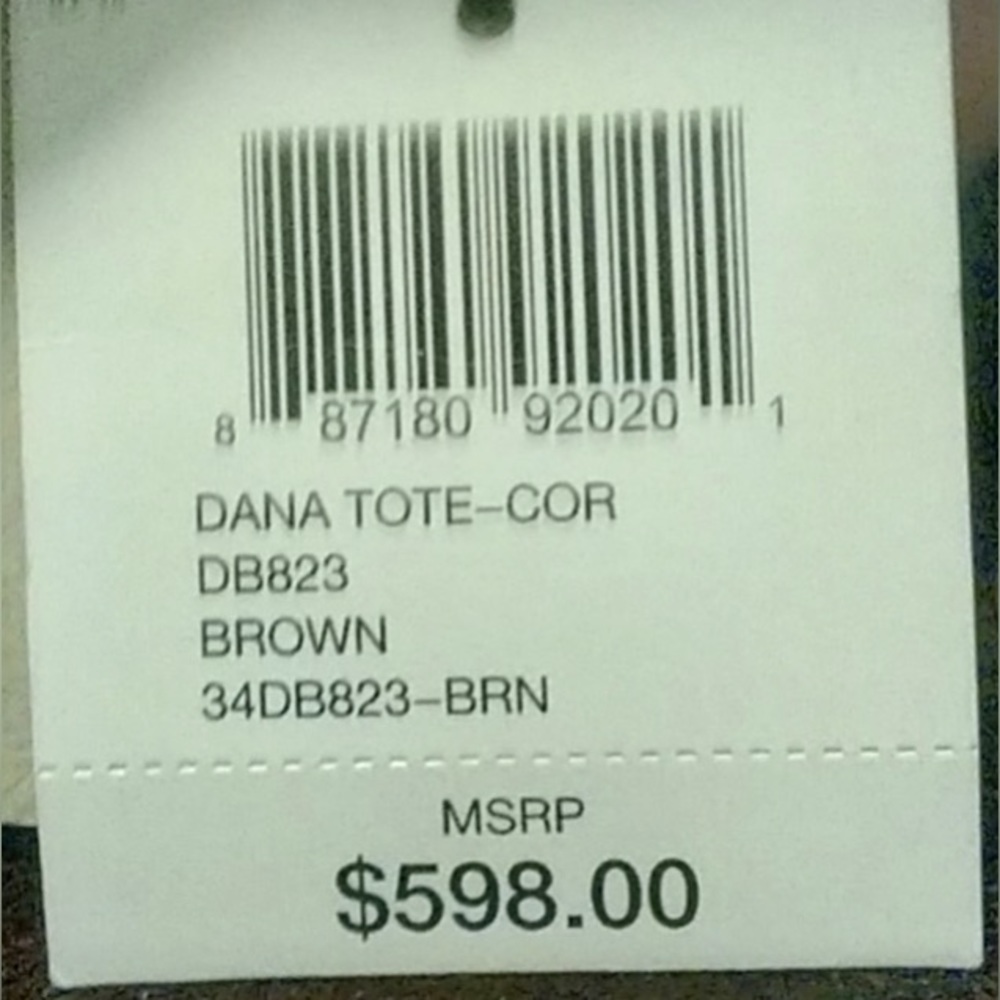 Frye Dana Leather Tote Shoulder Bag Brown Black Excellent Like New Condition - Picture 17 of 17